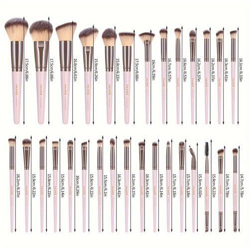 35pcs Makeup Brush Set