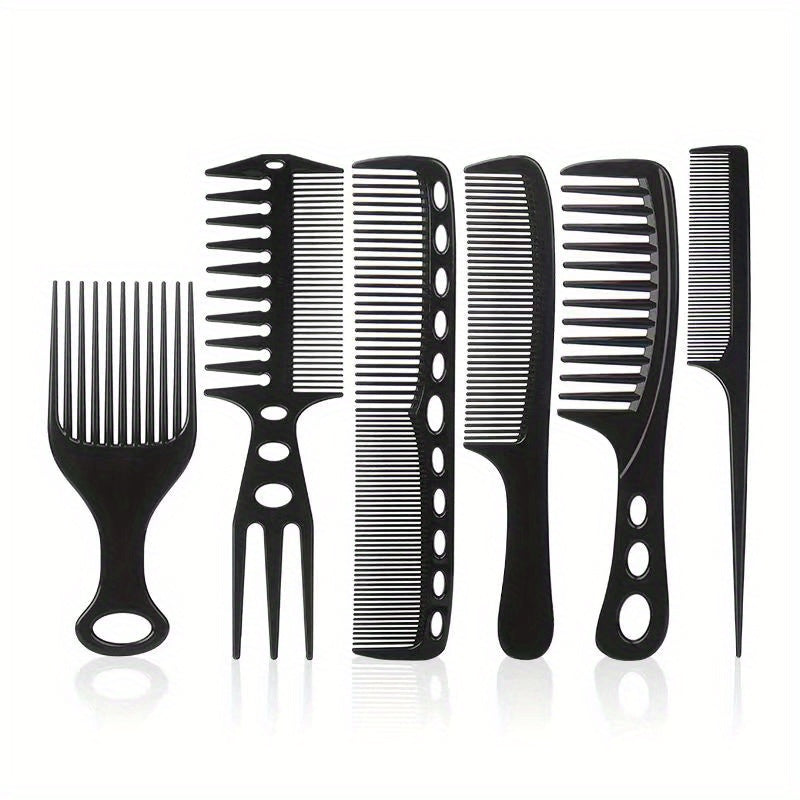 6pcs Professional Barber Hairdressing Comb.