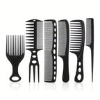 6pcs Professional Barber Hairdressing Comb.