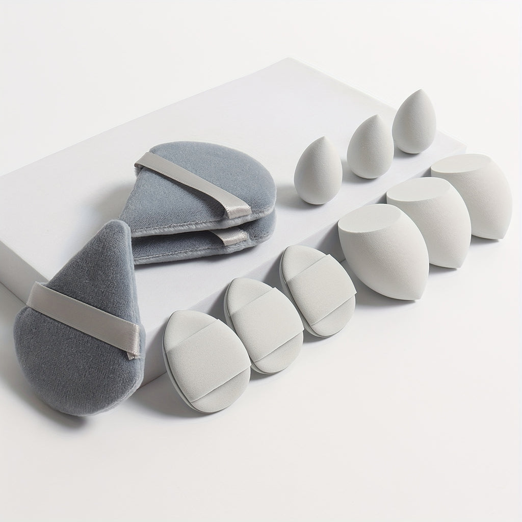 12pcs All-Purpose Makeup Sponge Set