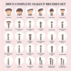 35pcs Makeup Brush Set