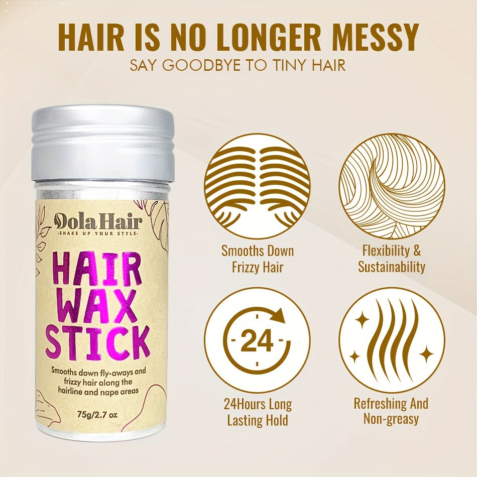 Slick Back Hair Brush, Wax Stick For Hair 4Pcs.