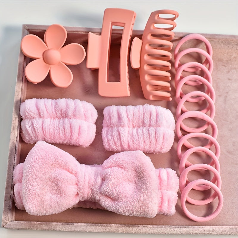 16pcs/set Flower Shaped Hair Accessories Kit
