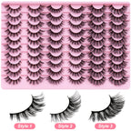 Black False Eyelashes Mix 3 Styles