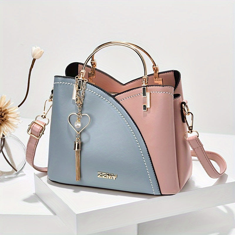 New Fashion look Color Block Small Shoulder Bag