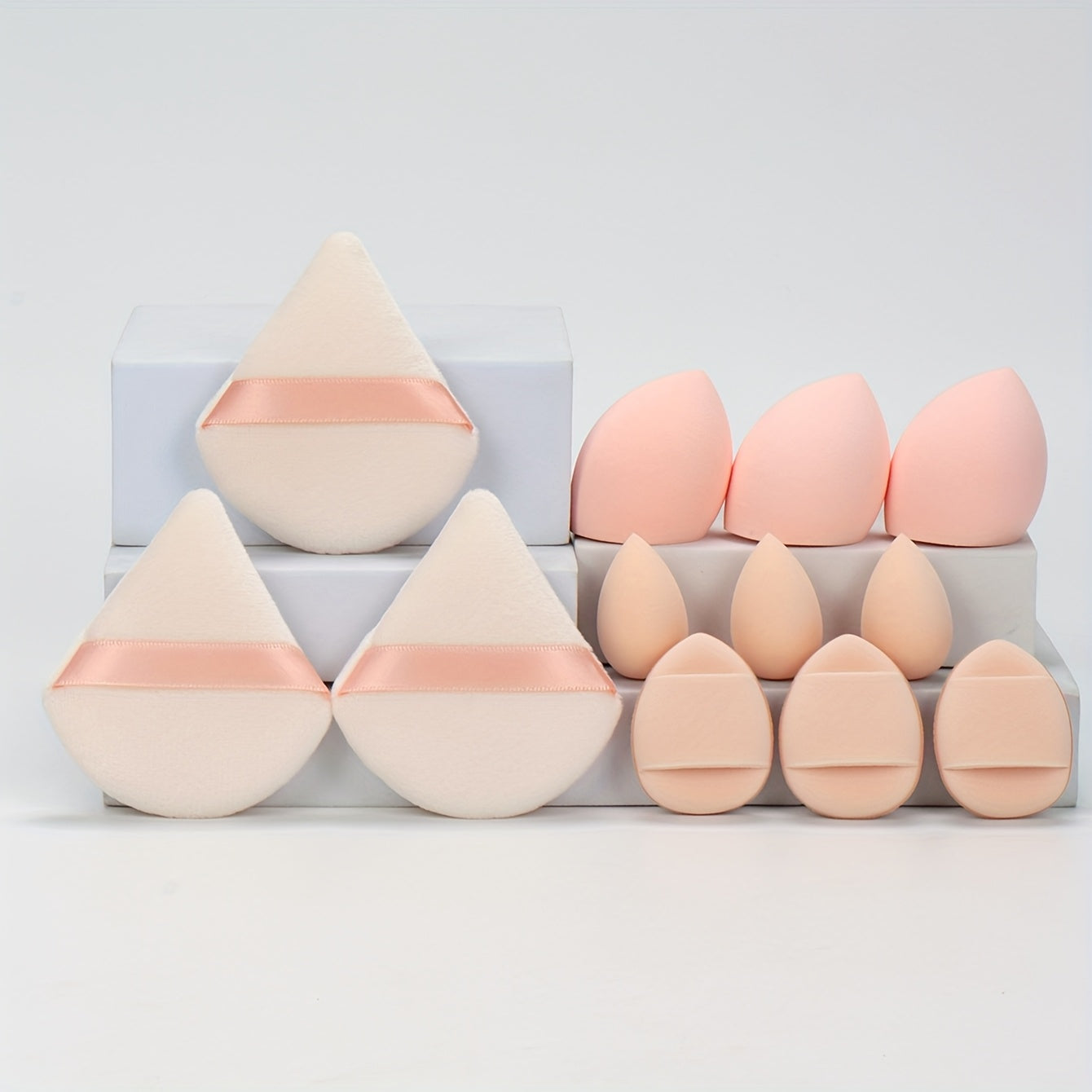 12pcs All-Purpose Makeup Sponge Set