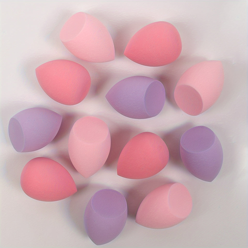 Medium Makeup Sponges 3/6/12pcs, Assorted Colors and Shapes.