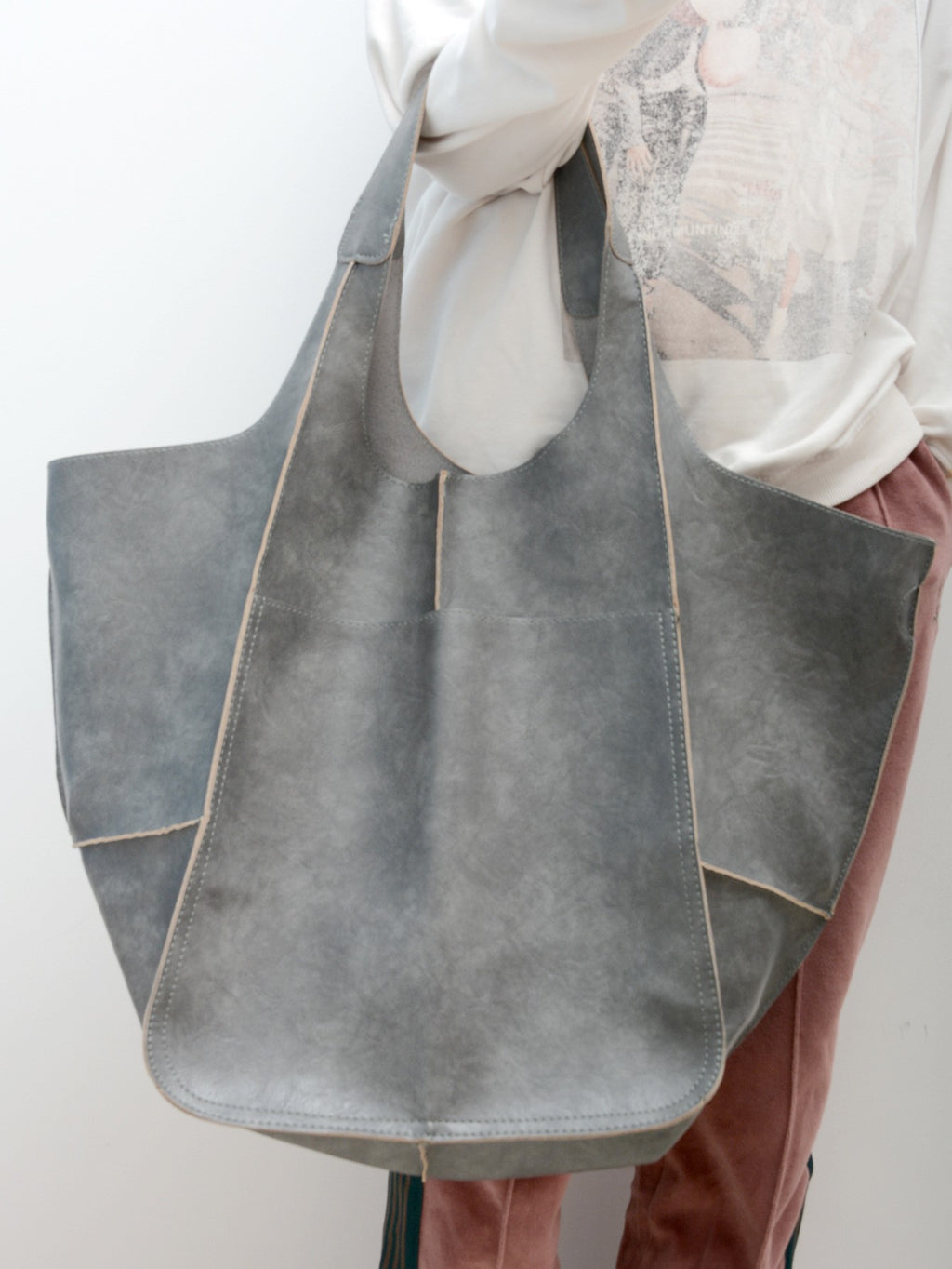 Large Capacity Retro PU Tote Bag For Women