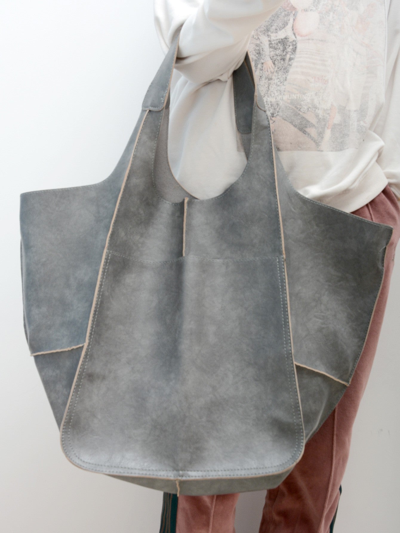 Large Capacity Retro PU Tote Bag For Women