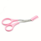 Eyebrow Trimmer Scissor With Comb.