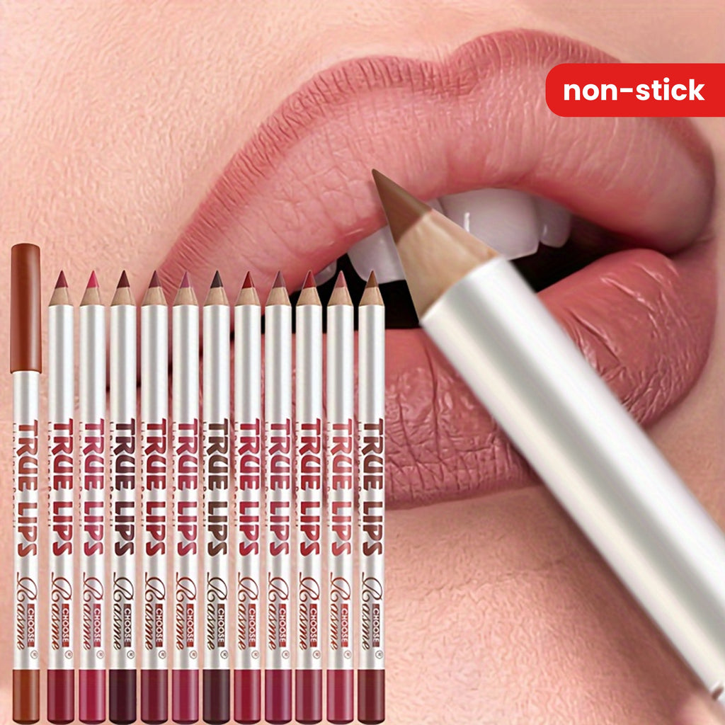 Matte Lip Liner & Lipstick Pencil Set
