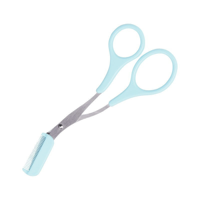 Eyebrow Trimmer Scissor With Comb.