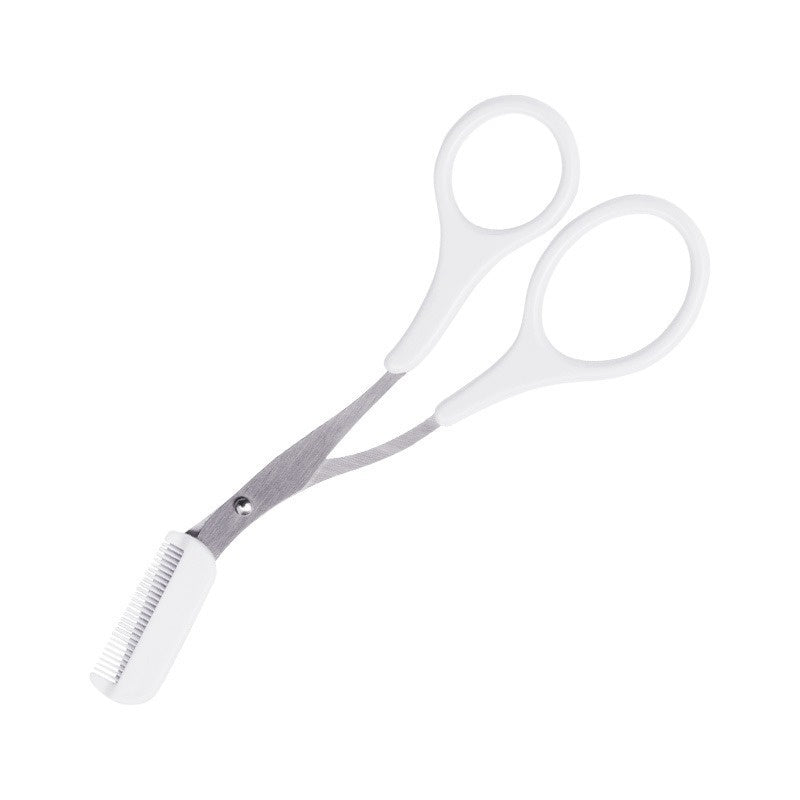Eyebrow Trimmer Scissor With Comb.