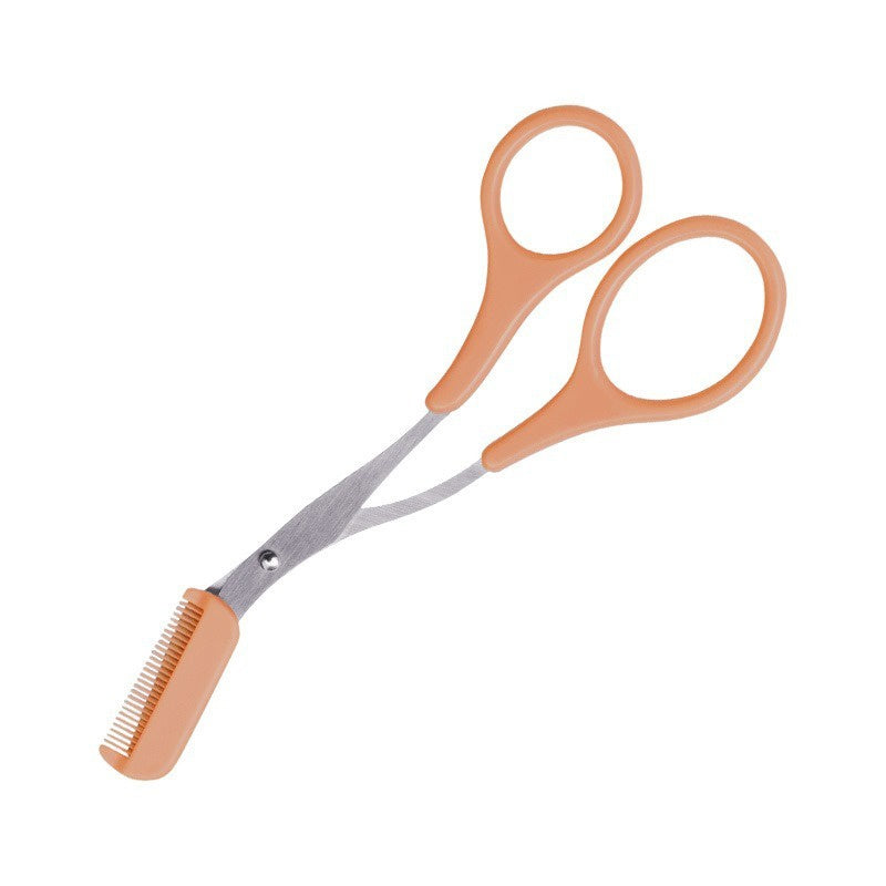 Eyebrow Trimmer Scissor With Comb.