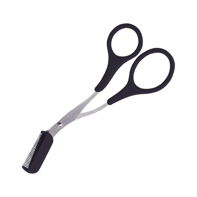 Eyebrow Trimmer Scissor With Comb.