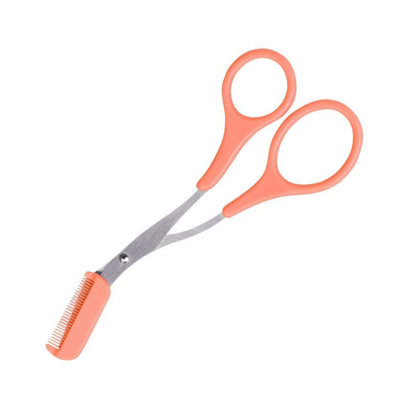 Eyebrow Trimmer Scissor With Comb.