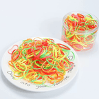 1500pcs Disposable Hair Ties for Baby Girls' Ponytails