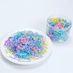 1500pcs Disposable Hair Ties for Baby Girls' Ponytails