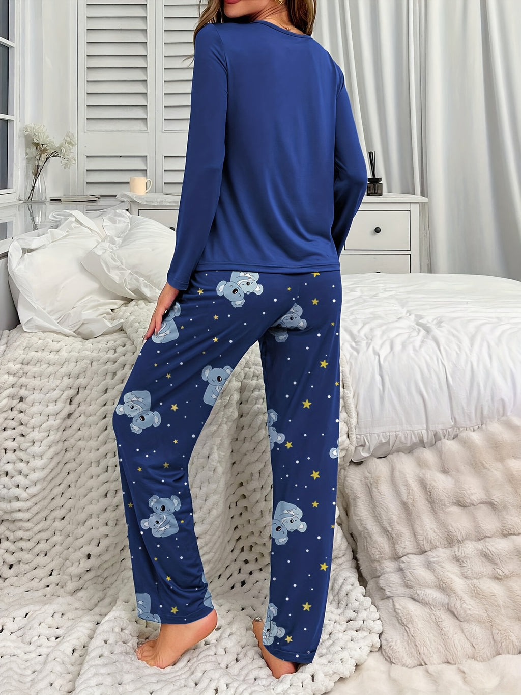 Women'S Cozy Gray Pyjama Set