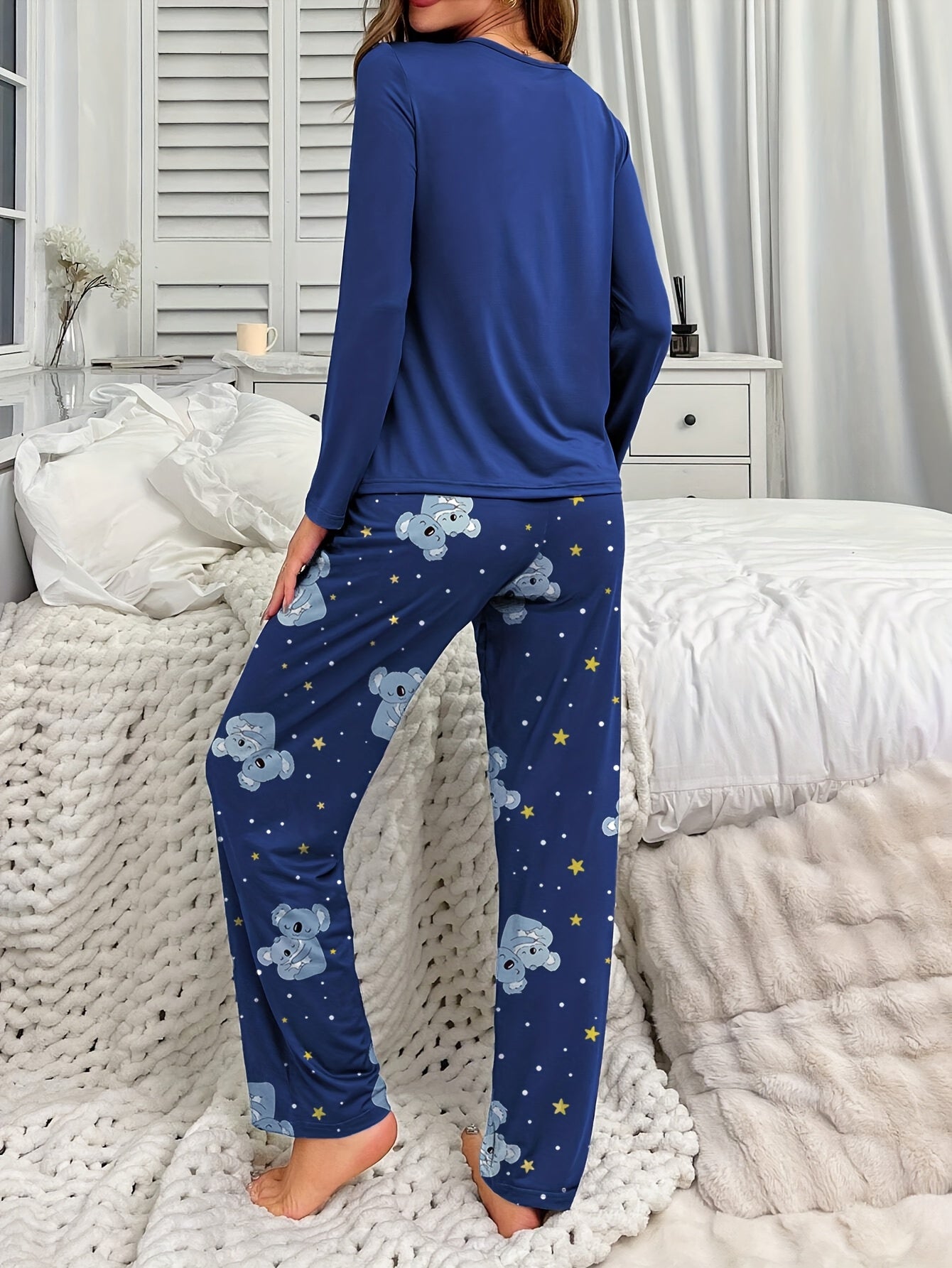 Women'S Cozy Gray Pyjama Set