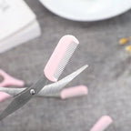Eyebrow Trimmer Scissor With Comb & Facial Hair Removal