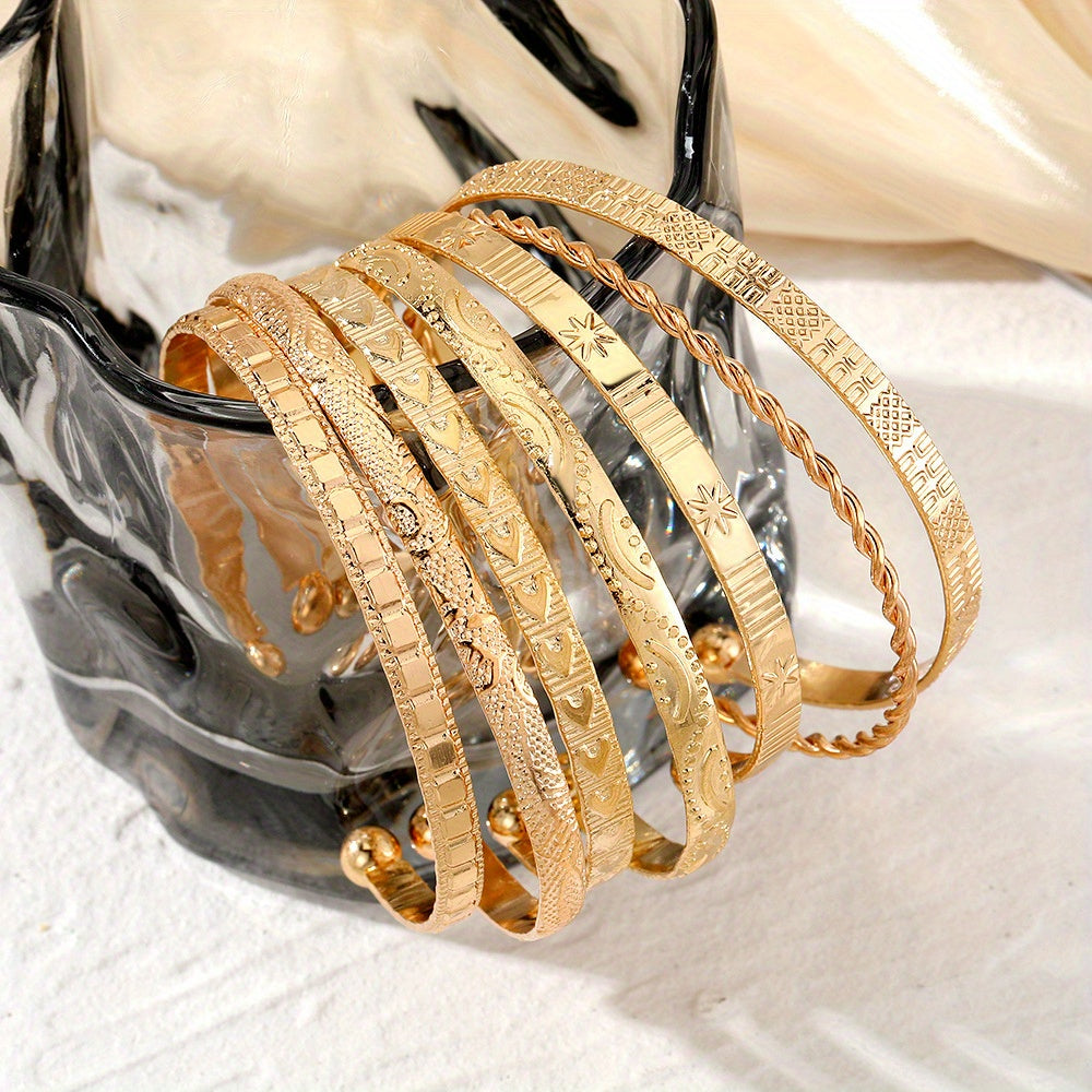 Golden-Toned Bracelet Set