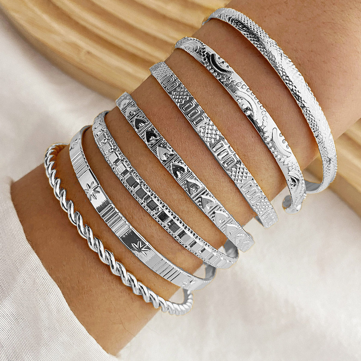 Golden-Toned Bracelet Set