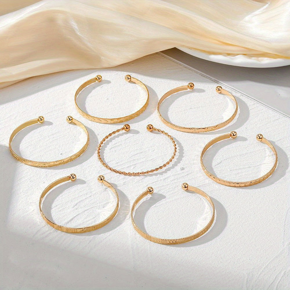 Golden-Toned Bracelet Set