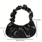 Cloud Ruched Hobo handbag