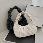 Cloud Ruched Hobo handbag