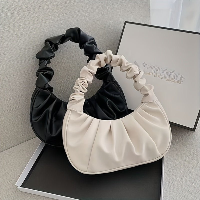 Cloud Ruched Hobo handbag