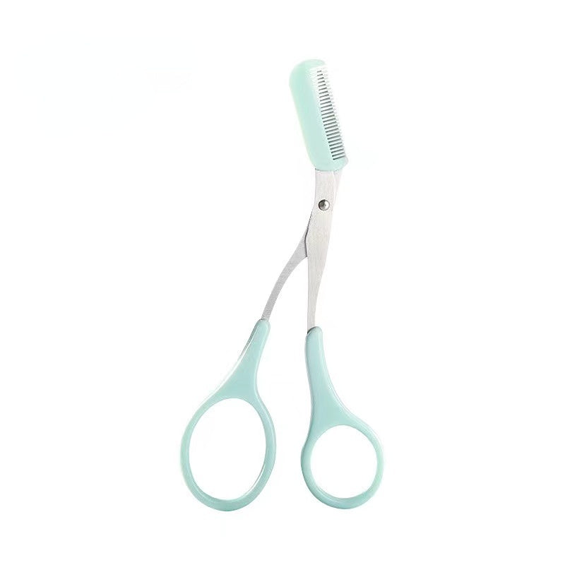 Eyebrow Trimmer Scissor With Comb.