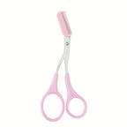 Eyebrow Trimmer Scissor With Comb.