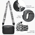 Elegant Genuine Leather Square Crossbody Bag for Women