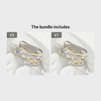Luxury Infinity Synthetic Zirconia Eternity Ring