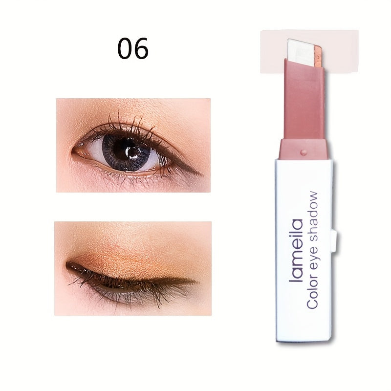 Lazy Eyeshadow Two Tone Gradient Glitter