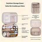 Large Capacity Detachable Makeup Bag with Brush Holder