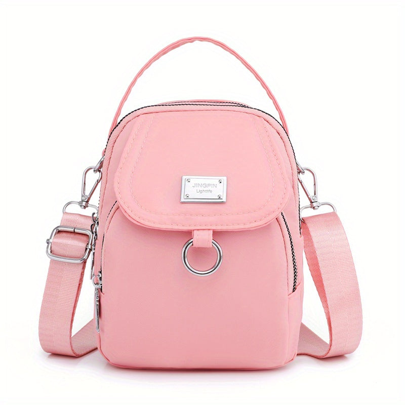 OGEHUAFEE Womens Mini Light Blue Nylon Shoulder Bag