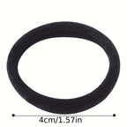 50/100pcs Black Elastic Hair Bands