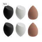 Medium Makeup Sponges 3/6/12pcs, Assorted Colors and Shapes.