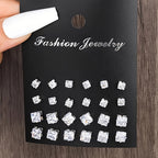 Elegant Stud Earrings Set for Women