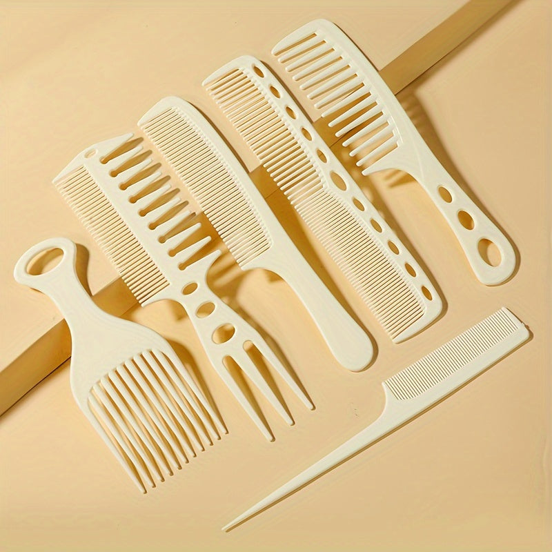 6pcs Professional Barber Hairdressing Comb.