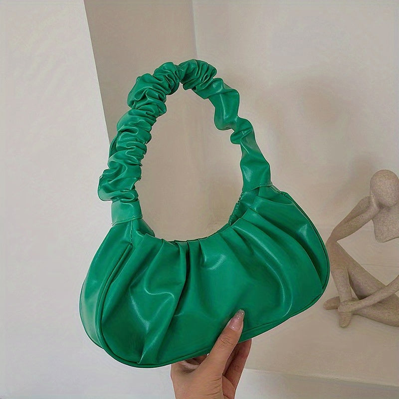 Cloud Ruched Hobo handbag