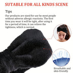 Set Spa Headband Wristband Set with Hair Claw Clips Skincare Headbands