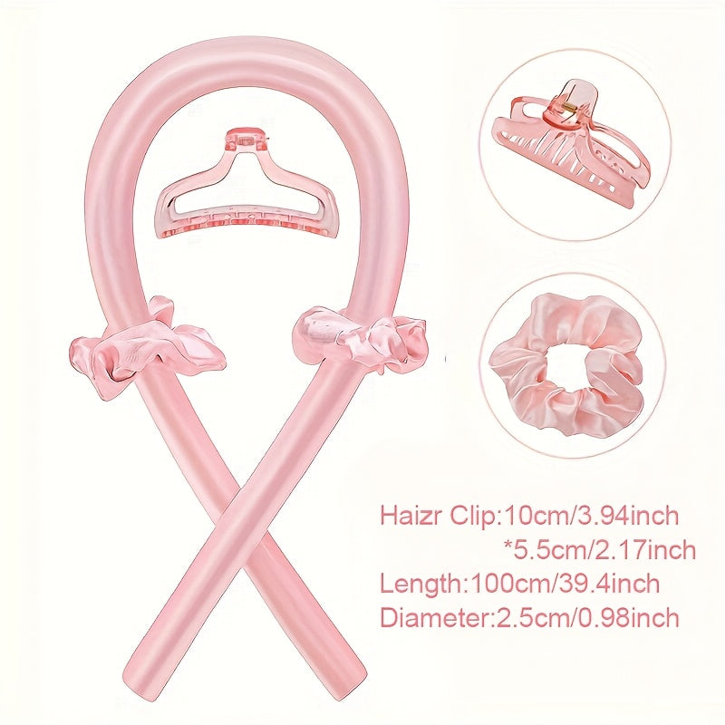 Minimalist Fabric Hair Curler with Bow Detail