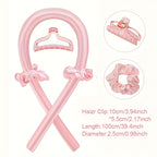 Minimalist Fabric Hair Curler with Bow Detail