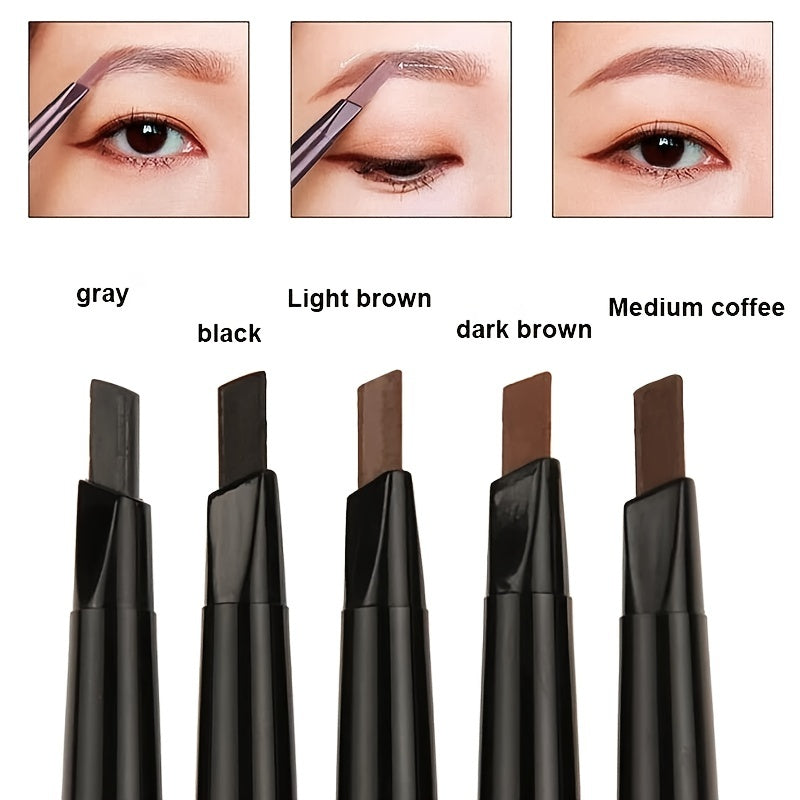 Waterproof 5 Colors Natural Eyebrow Pencil.