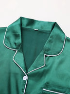 Cozy Solid Pyjama Set Women's Sleepwear