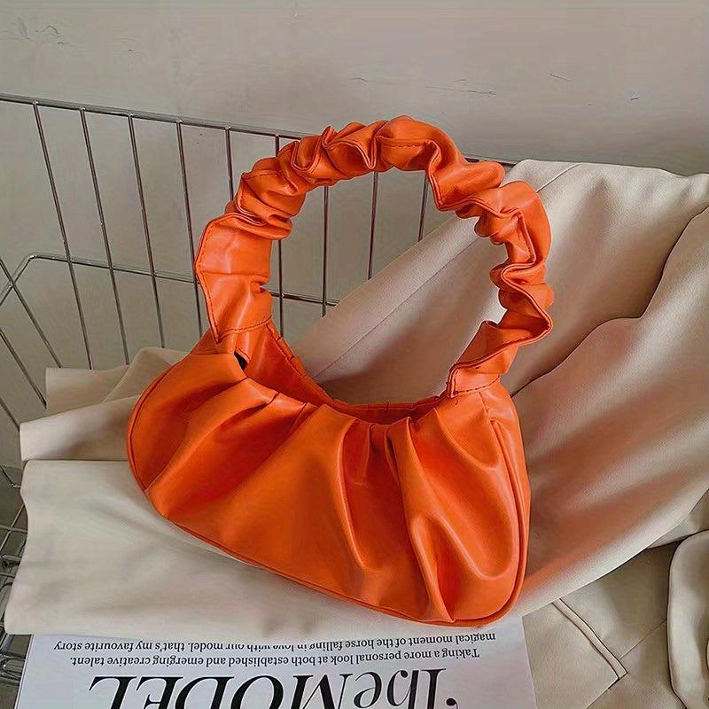 Cloud Ruched Hobo handbag