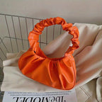 Cloud Ruched Hobo handbag